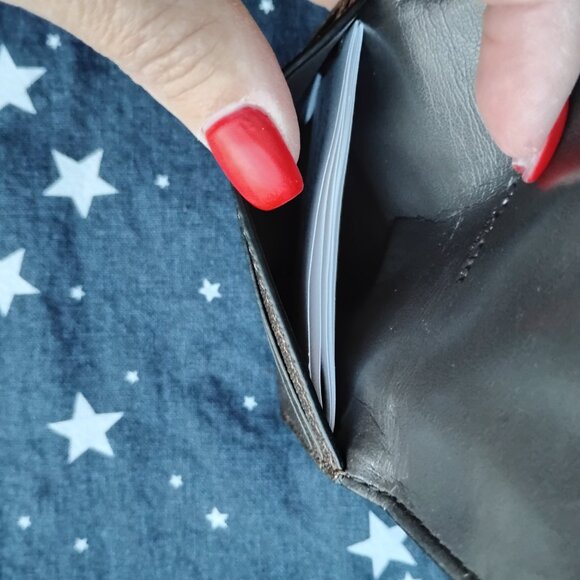 Coach F38671 Bronze Glitter Card Holder - Picture 5 of 5